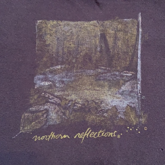 VTG Northern Reflections Nature Scene Tee - Picture 3 of 3